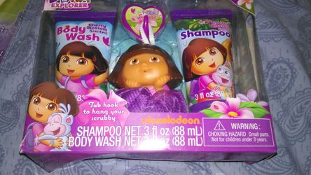New Dora the explore bath set