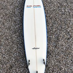 Surfboard Sale, 7’6” Rip Curl Funboard Mid Length Surfboard For Sale