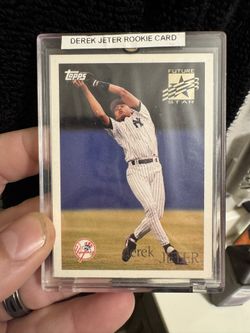 Adult Owned Mint Condition Derek Jeter Rookie Card