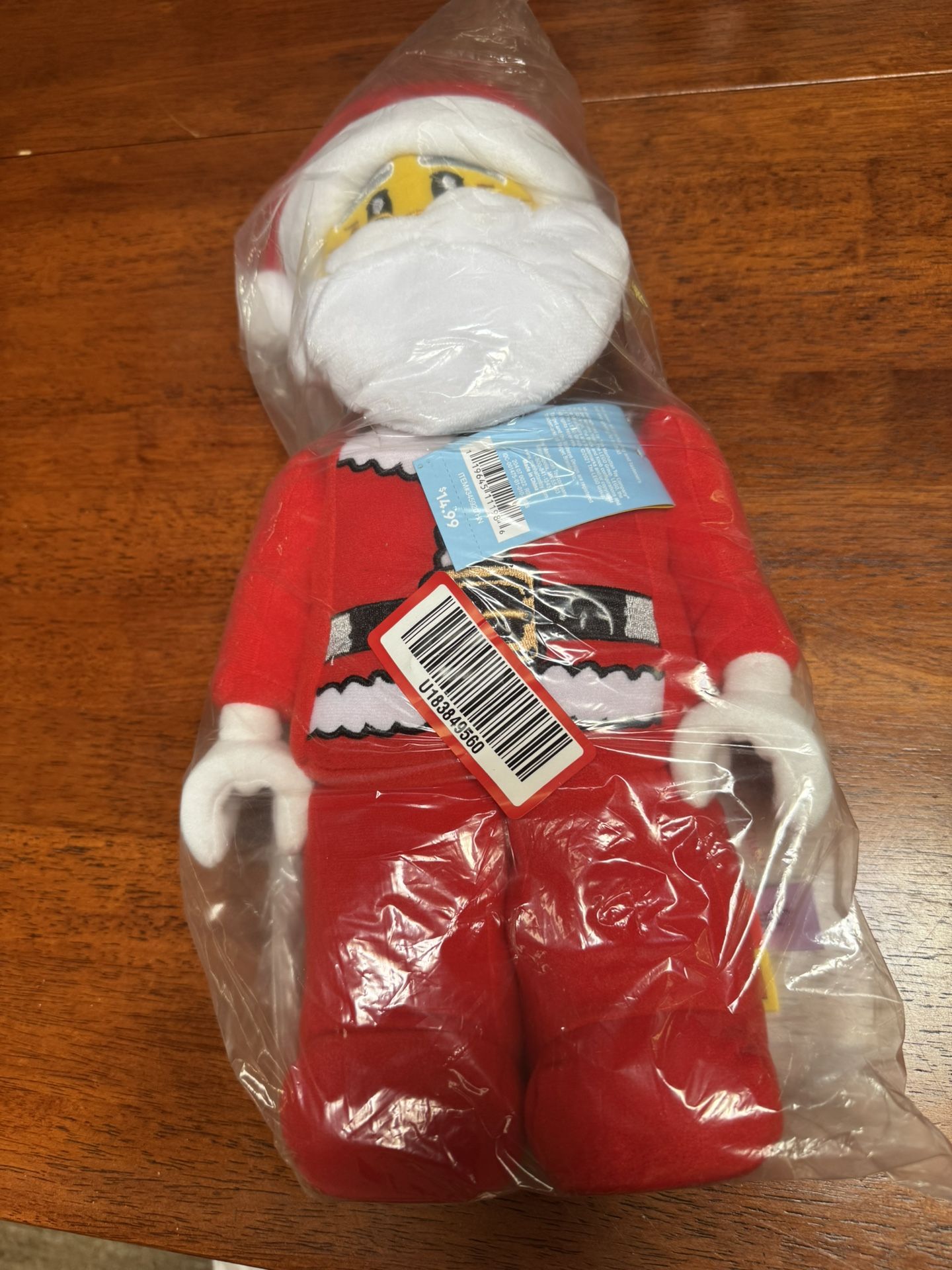 LEGO Target Christmas Holiday Santa Claus Plush