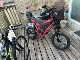 Nova X 48v 46mph - includes bike fenders and helmet