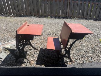 Vintage School Desks