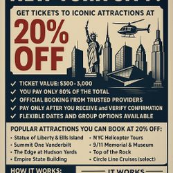 All Kinds Of NYC Bookings Available 