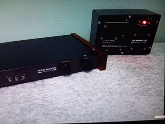 Paragon Tube Amp System E Amplifier + Outboard Power Supply vintage 1970s subwoofer preamp E-1