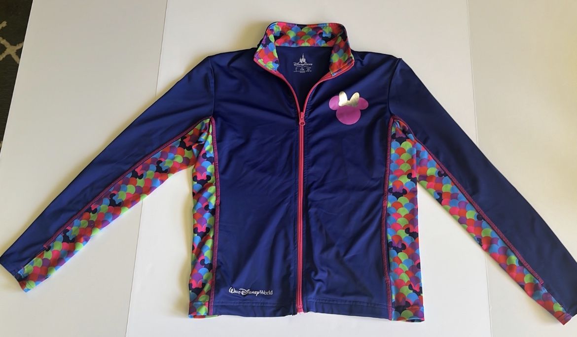 Disney Resort Minnie Mouse Mermaid Scale Jacket Girls size L