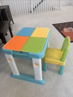 Lego desk and chair