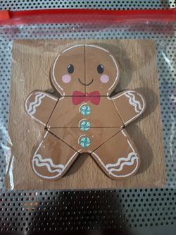 Gingerbread man puzzle