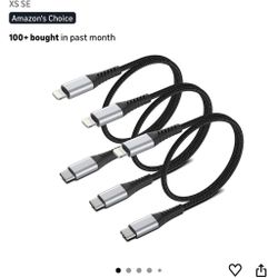 USB C to Lightning Cables (2)