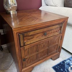 Solid Wood End Table