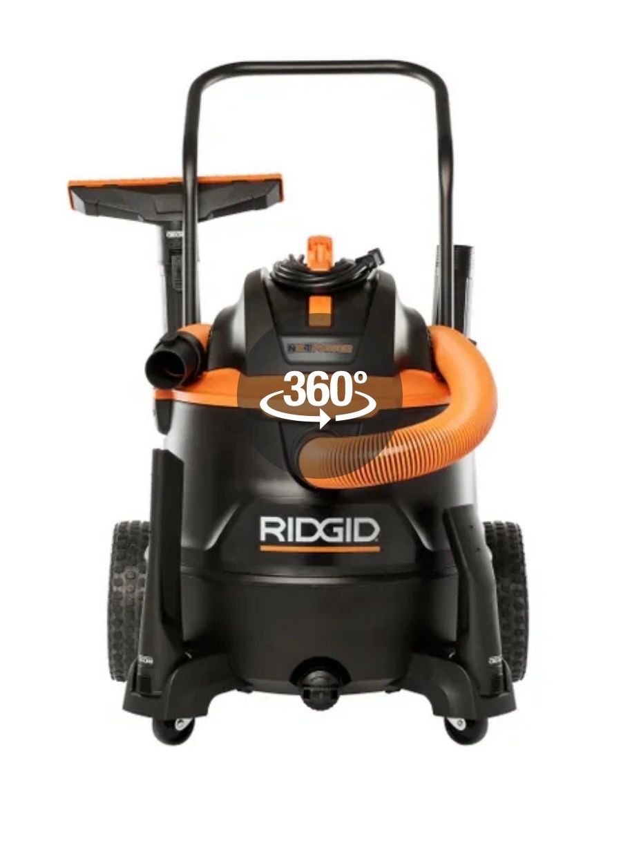 16 Gal 7.0 HP Vacuum HD Dry vac With Dust Filter, hose And accessories