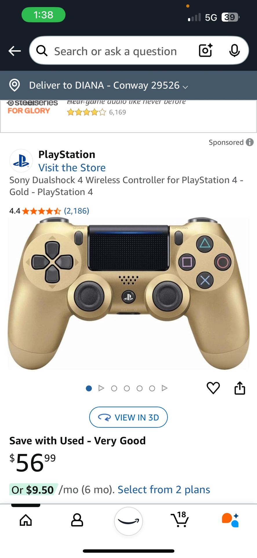Sony Dual Shock 4 Wireless Controller