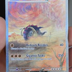 Great Tusk Ex Pokémon Card 