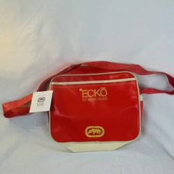 Ecko By Marc Ecko Messenger Tote Travel Bag Shoulder Strap Red 
