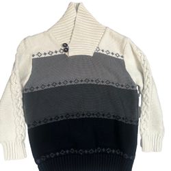 OshKosh Genuine Kids Boys 5T Shawl Collar Cardigan Sweater