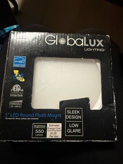 5” Led Round Flush Mount