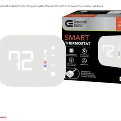 Commercial Electric Wi-Fi and Bluetooth Enabled Smart Programmable Thermostat with Schedules.