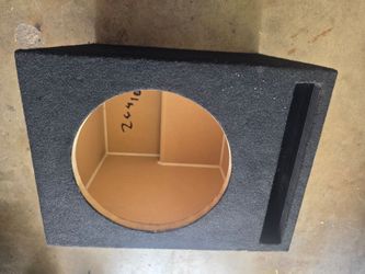 2 Single 10" Subwoofer Boxes