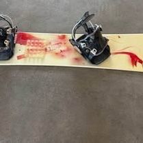 Sims Snowboard With Bindings 