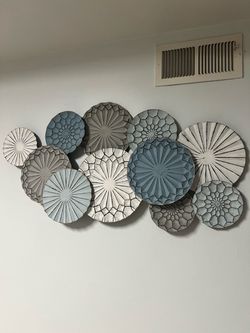 Metal Wall Art Decorative Disc Sculpture