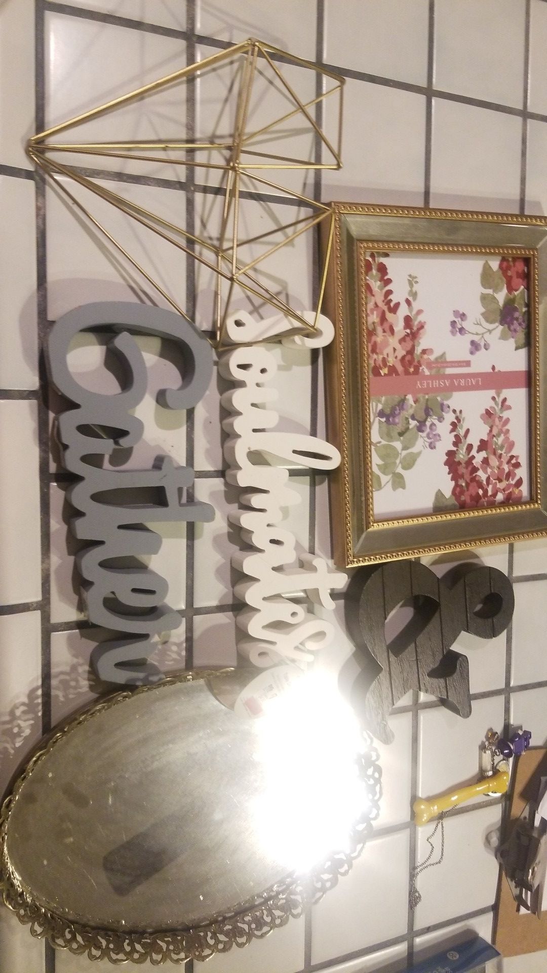 Words. Home decor. Tray. House . Wall decor