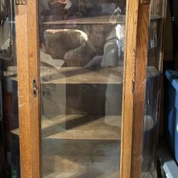 Antique oak china csbiney