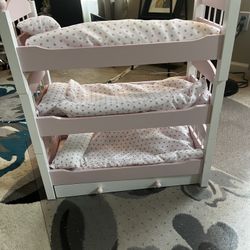 American Girl Triple Bunk Trundle Bed 