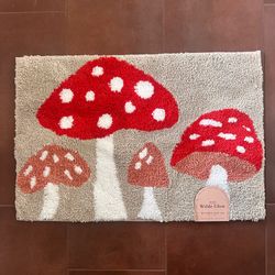 Mushroom Microfiber Bath Rug