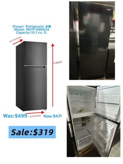 🔥 HUGE DISCOUNT! Brand New Vissani Top-Freezer Refrigerator 🔥