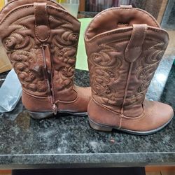Girls Brown Boots Size 13