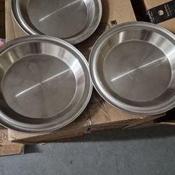 3 Pie Pan 10" X 10"