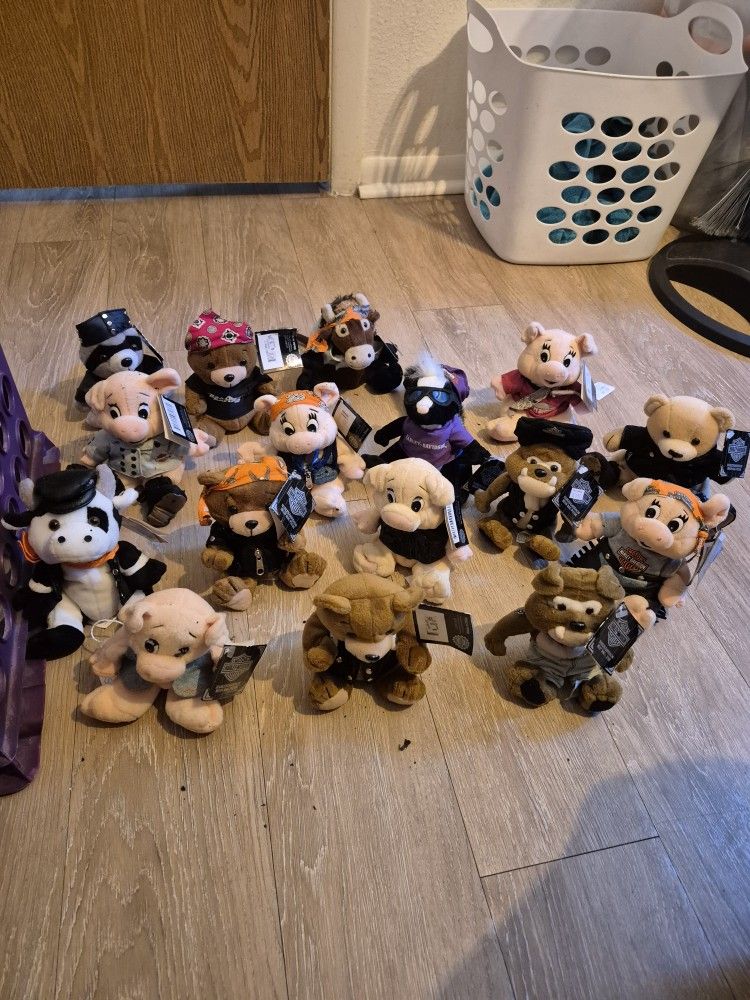 Harley Davidson Commemorative Stuffed Animals