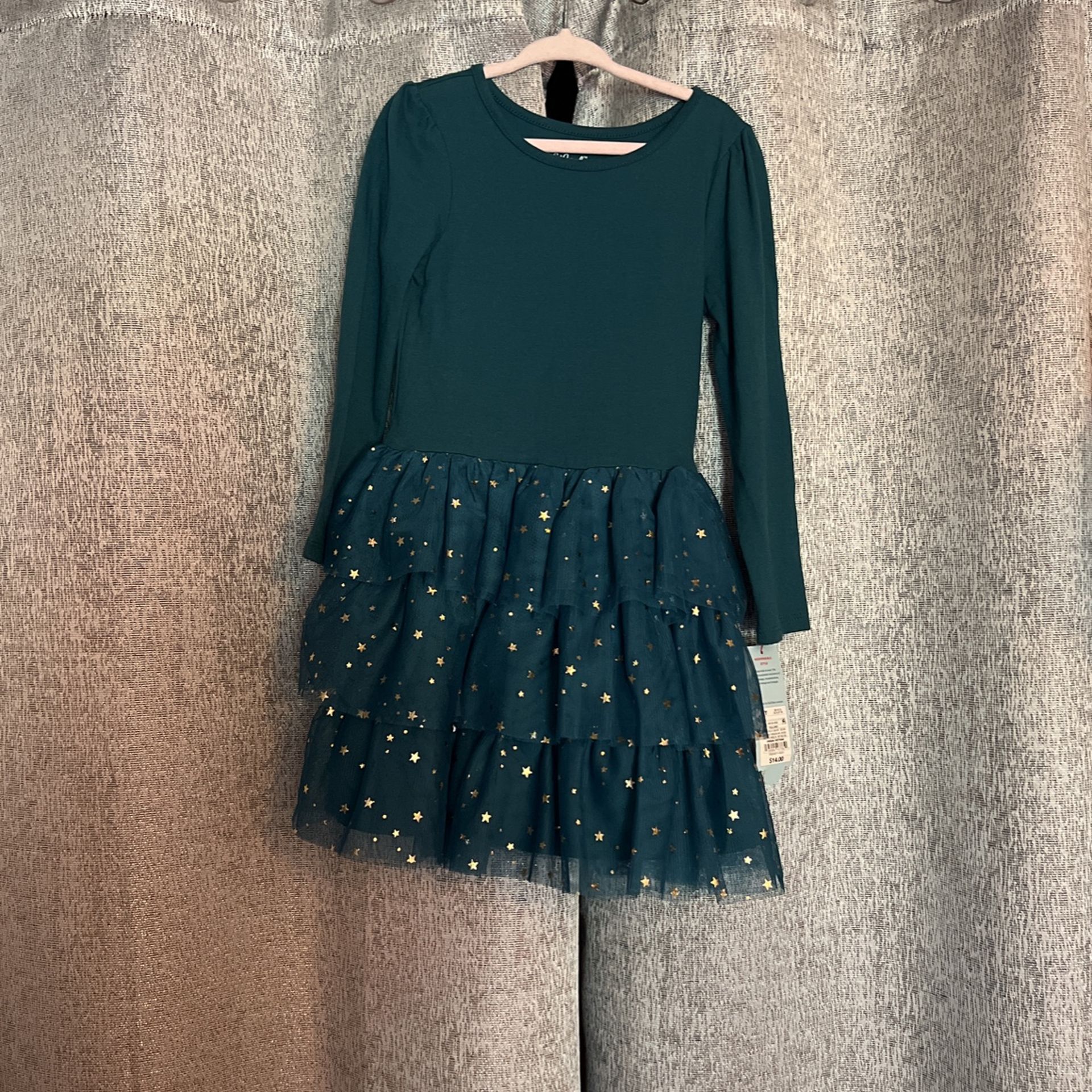 Teal Little Girl Dress