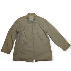 Vintage London Fog Outdoors Limited Khaki Tan Zip Up Jacket Coat Men
