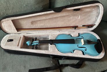 4/4 Sky Blue Violin Set