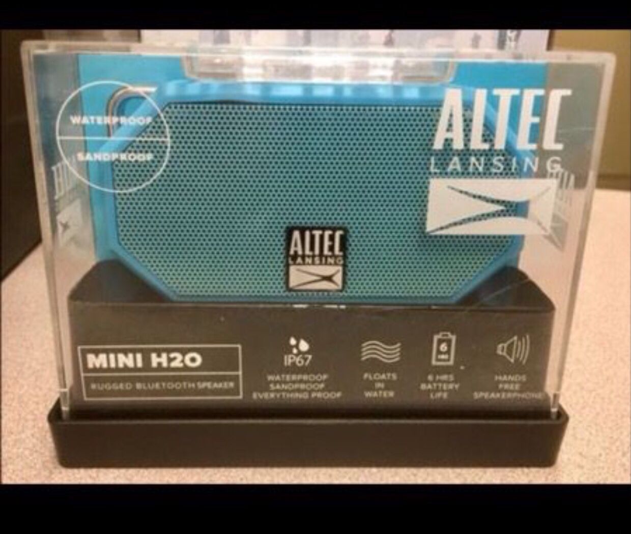 Altec lansing mini H2O Bluetooth speaker brand new and sealed