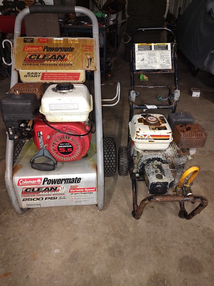 Honda GX 160 pressure washers