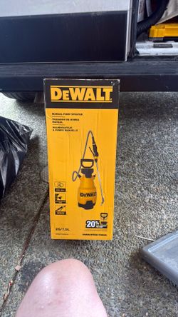 Dewalt manual sprayer