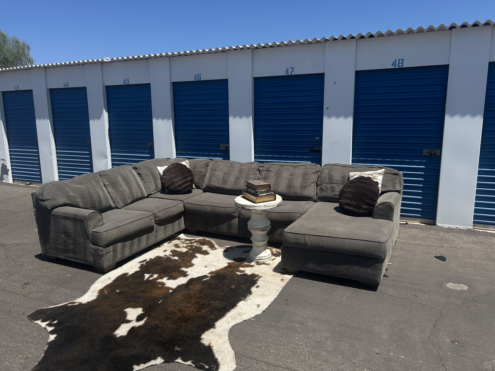 Gray 3 Piece Sectional Couch