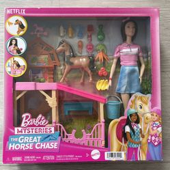 Barbie Mysteries The Great Horse Chase Doll Playset