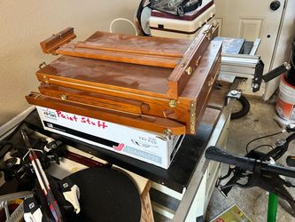 Wooden Artist Easel Paint Box