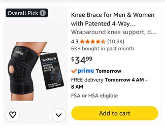 Exous knee brace