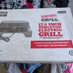 Expert Grill 17.5 " Tabletop Electric New 90805 BBQ 