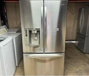 Fridge stainless steel LG everything works we deliver
