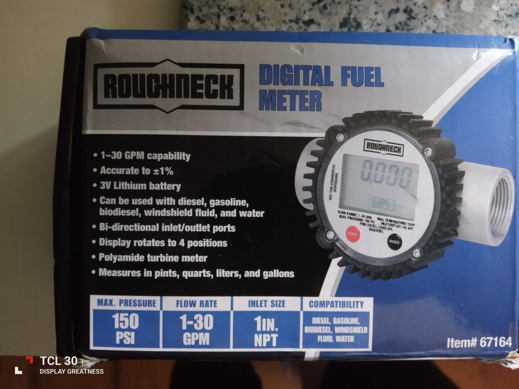 ROUGHNECK DIGITAL FUEL METER
