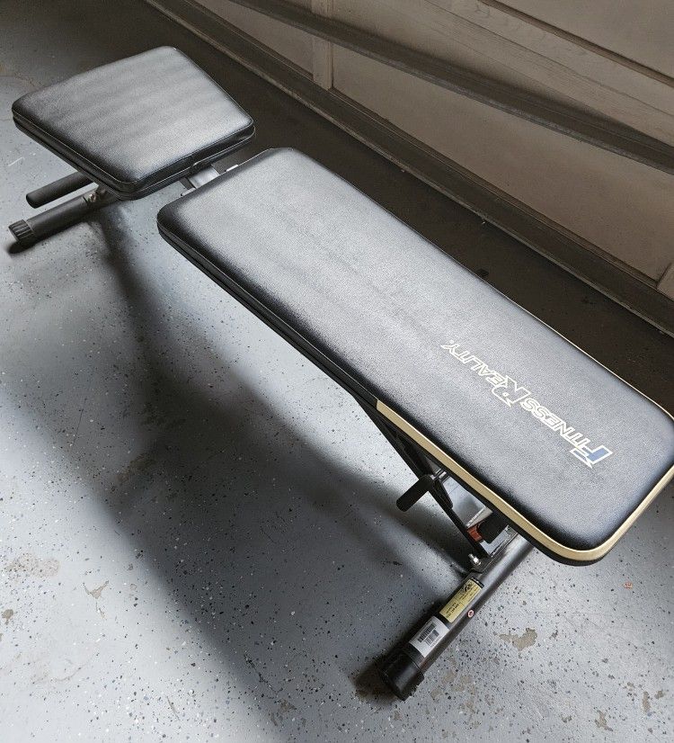 Fitness Reality Workout Bench For Home Gym Barely Used