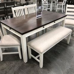 Dining Room Table Set Solid Wood New In The Box