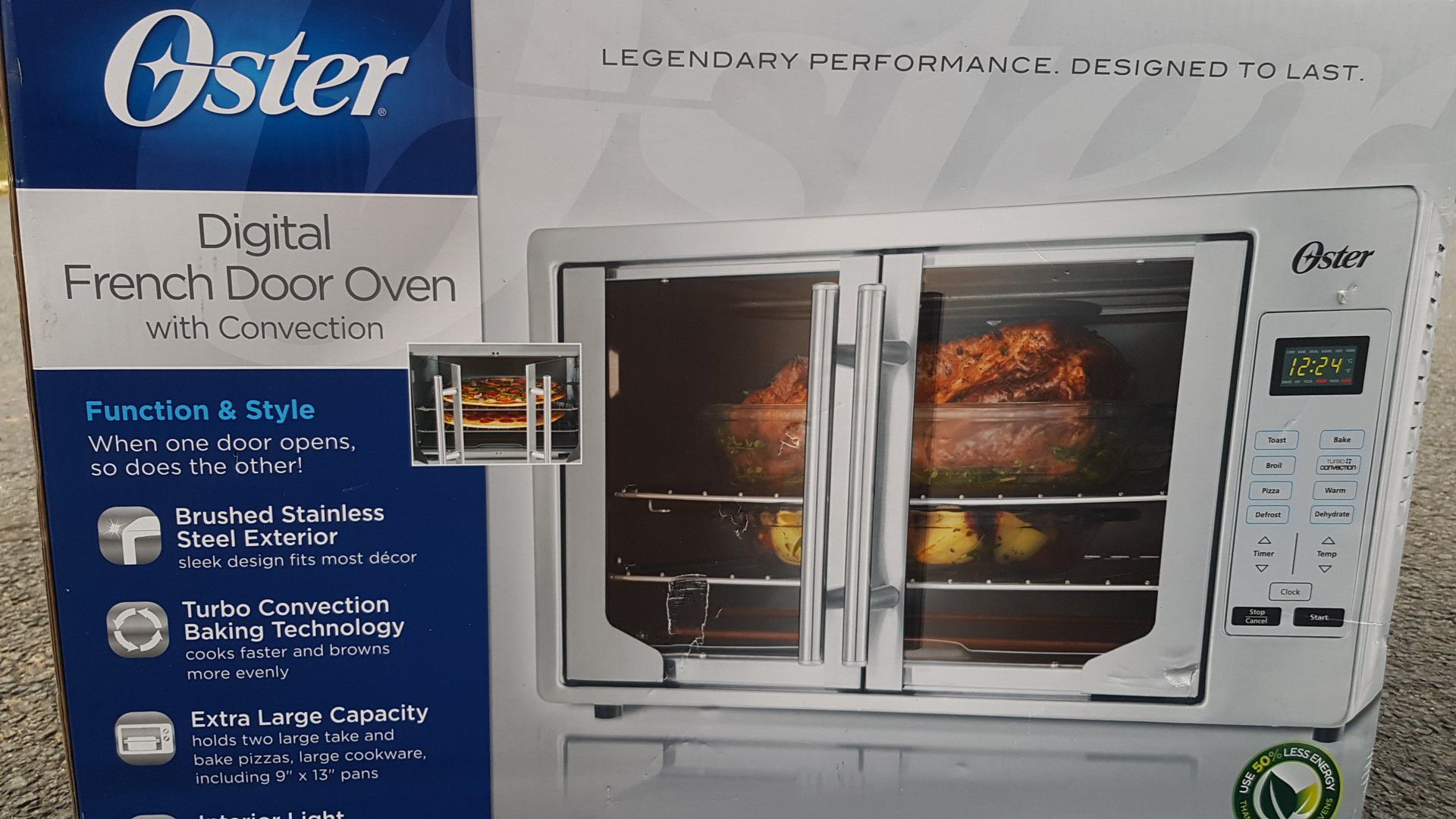 Digital French door oven with convection
