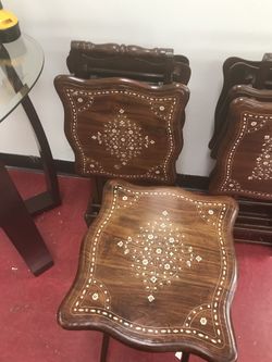 Tables set ( solid wood