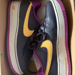 Lakers Alternate Air Force 1s