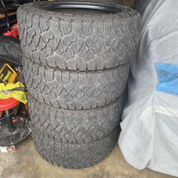 275/55/20 Off-road Tires ( 75% Tread Left)